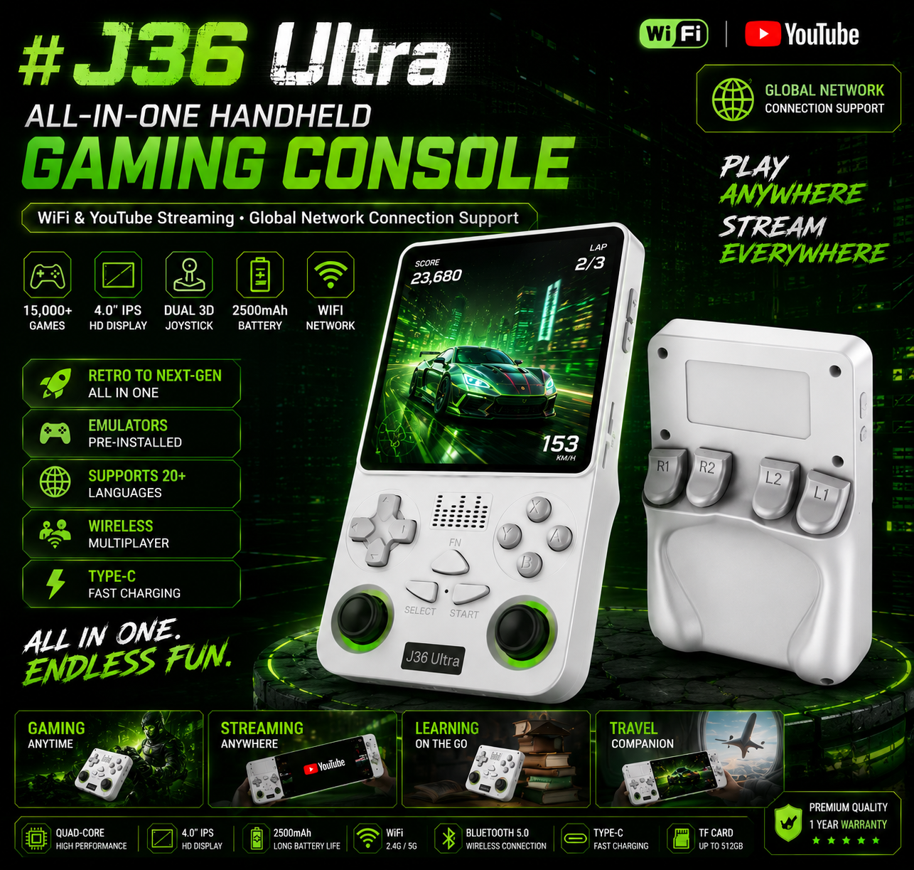4K HD Gaming Console